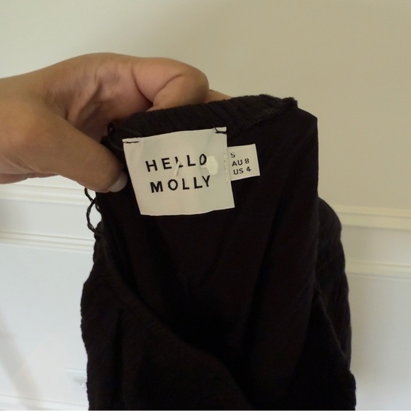 Hello Molly Elegant Black One-Shoulder Dress - Picture 12 of 13